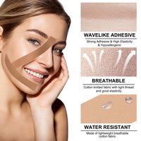 2.5CM*5M Kinesiology Tape for Face V Line Neck Eyes Lifting Wrinkle Remover Sticker Tape Facial Skin Care Tool Bandagem Elastica