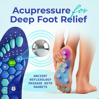 Advanced Magnetic Insoles - Reduce Pain by Stimulating Acupressure Points