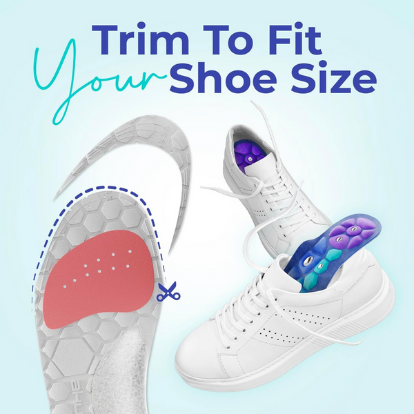 Advanced Magnetic Insoles - Reduce Pain by Stimulating Acupressure Points