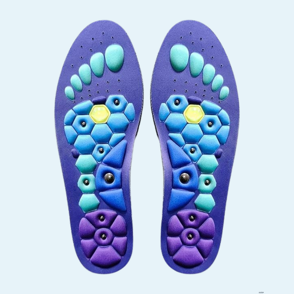 Advanced Magnetic Insoles - Reduce Pain by Stimulating Acupressure Points