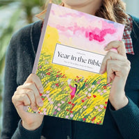 A Beautiful Year in the Bible Women Bible Study Guide Religious Notebook 52 Week Christian Journal Lady Religious Notebook